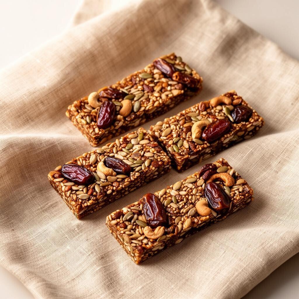 Organic Date & Seed Energy Bars